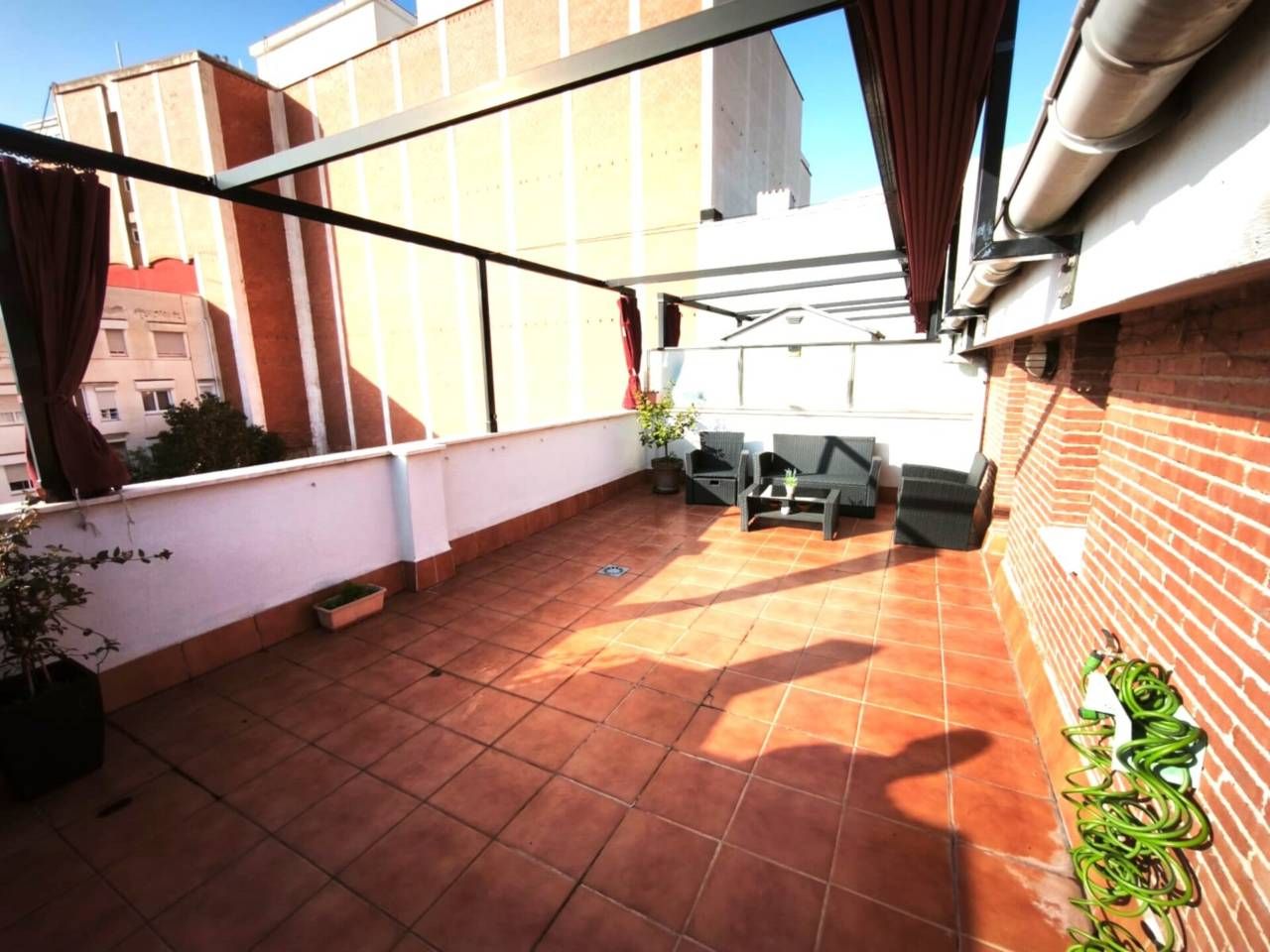 Terrace of Duplex for sale in Badalona  with Air Conditioner, Parquet flooring and Terrace
