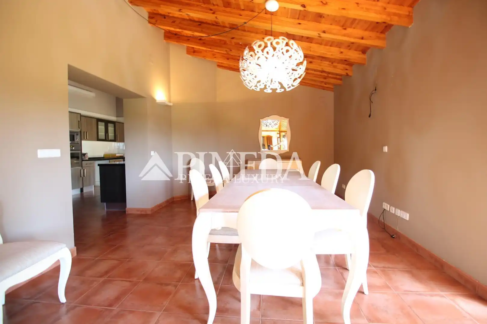 Menjador de Casa o xalet en venda en El Puig de Santa Maria amb Aire condicionat, Jardí privat i Terrassa