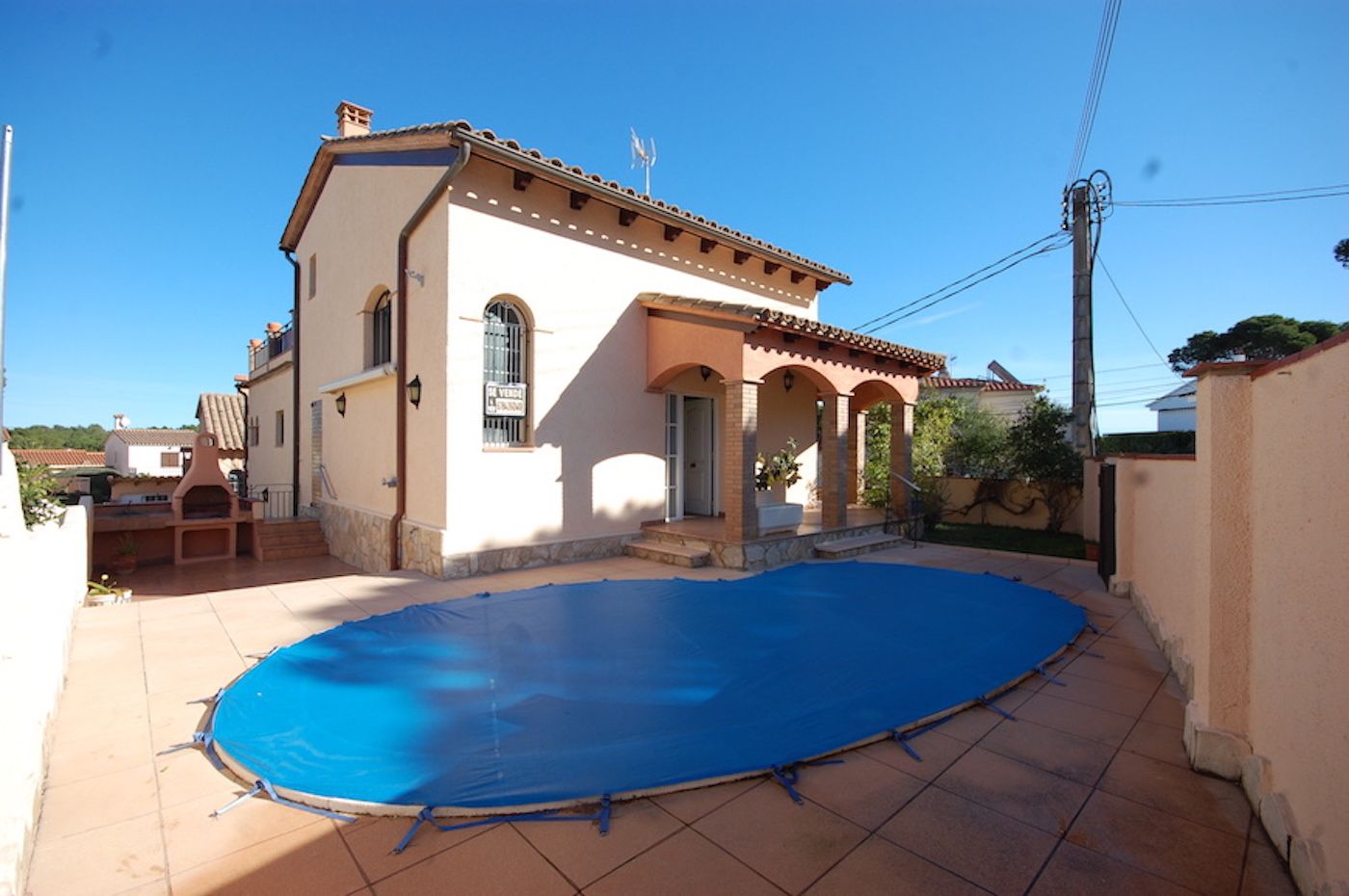 Piscina de Casa o xalet en venda en L'Escala amb Jardí privat, Terrassa i Piscina