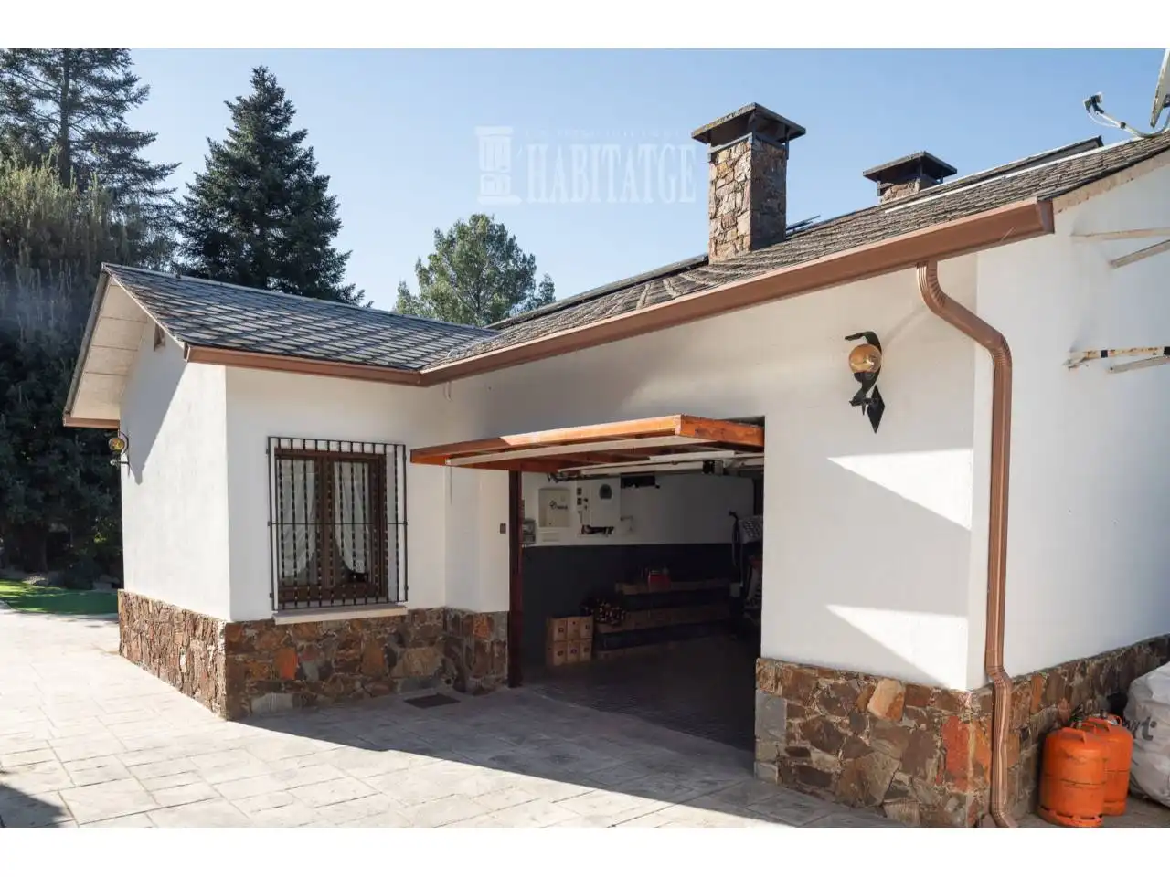 Vista exterior de Casa o chalet en venta en Aiguafreda con Aire acondicionado, Calefacción y Jardín privado