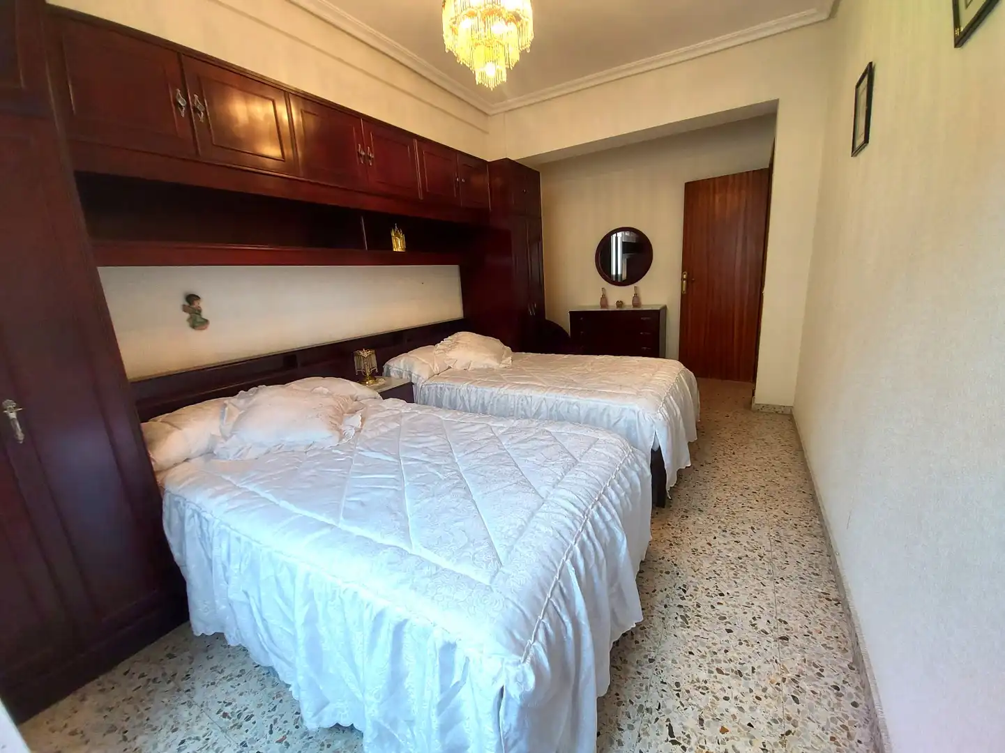 Bedroom of Flat for sale in  Logroño  with Heating and Balcony