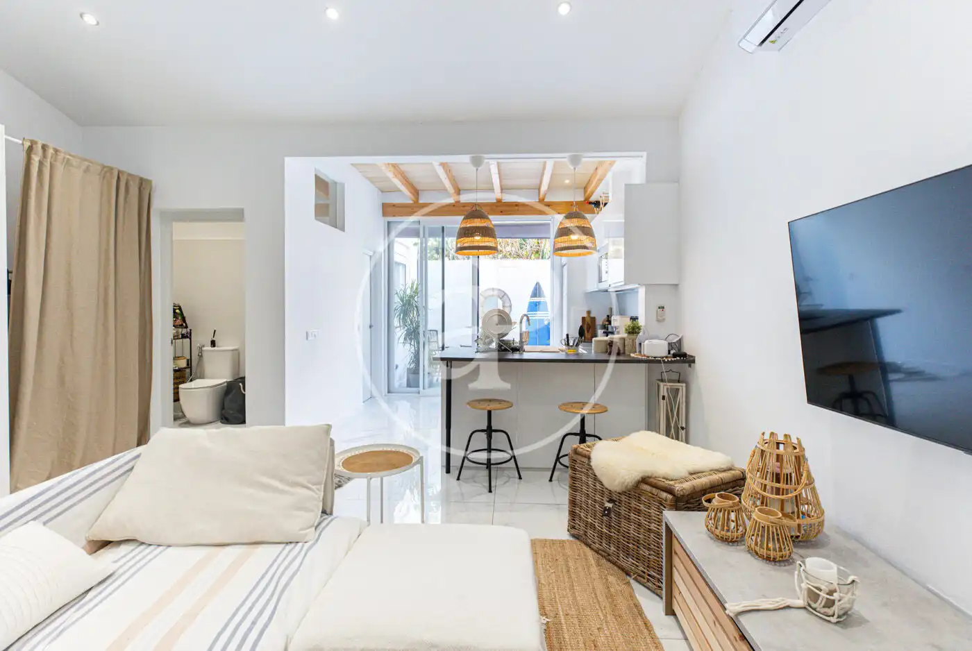 Sala de estar de Casa o chalet en venta en  Palma de Mallorca con Aire acondicionado, Calefacción y Jardín privado