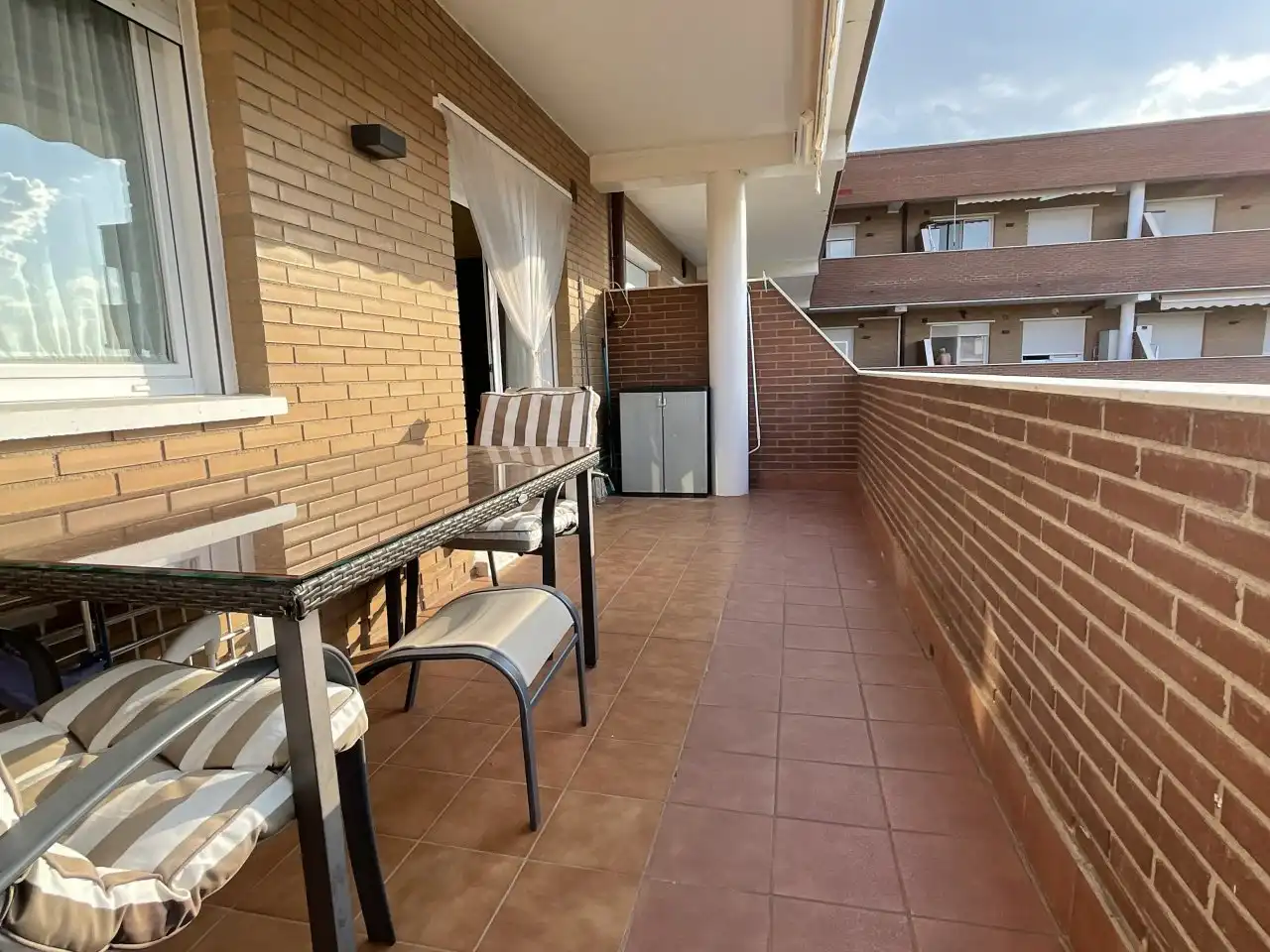 Balcony of Flat for sale in Alesanco  with Heating, Terrace and Furnished