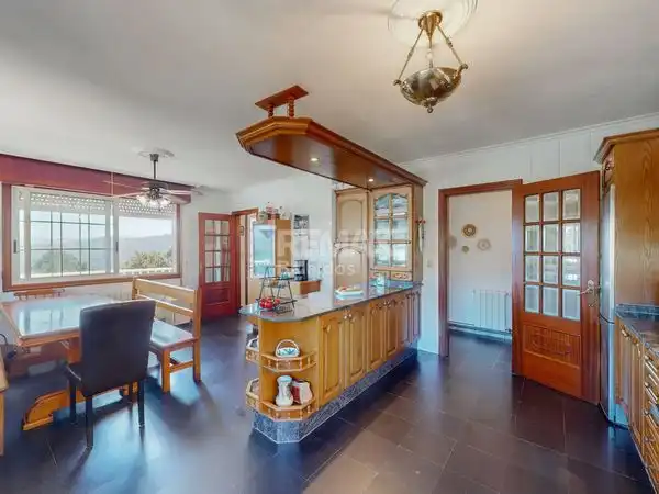Kitchen of Houses for sale in Baiona  with Heating, Private garden and Parquet flooring