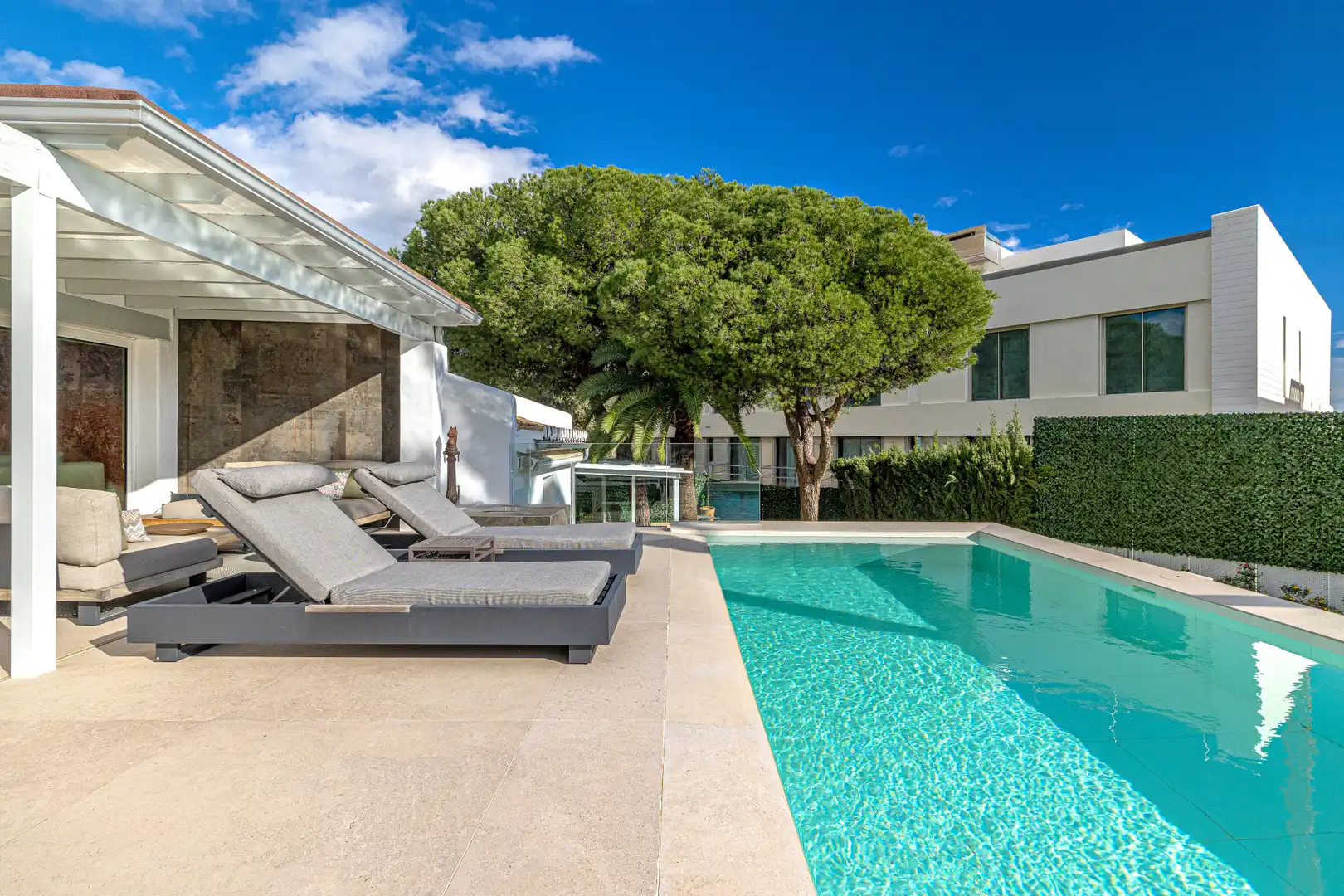Terraza de Casa o chalet en venta en Marbella con Aire acondicionado, Jardín privado y Terraza