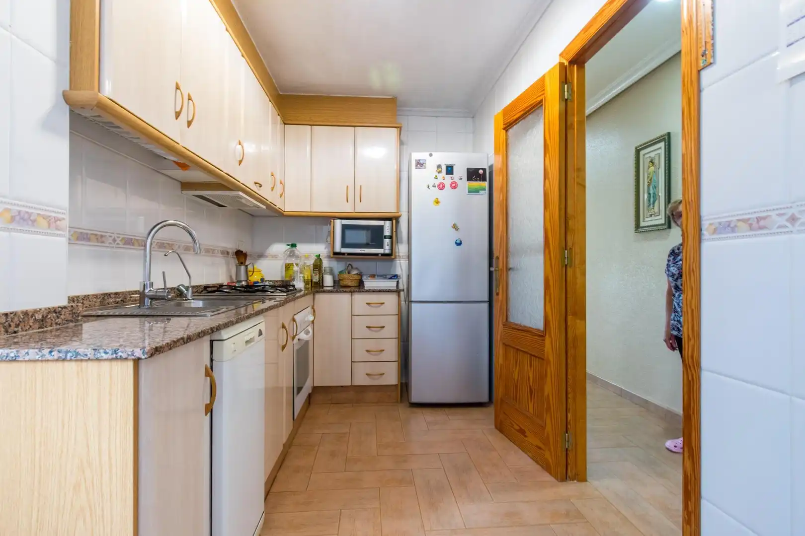 Cocina de Apartamento de alquiler en Los Montesinos con Aire acondicionado y Terraza