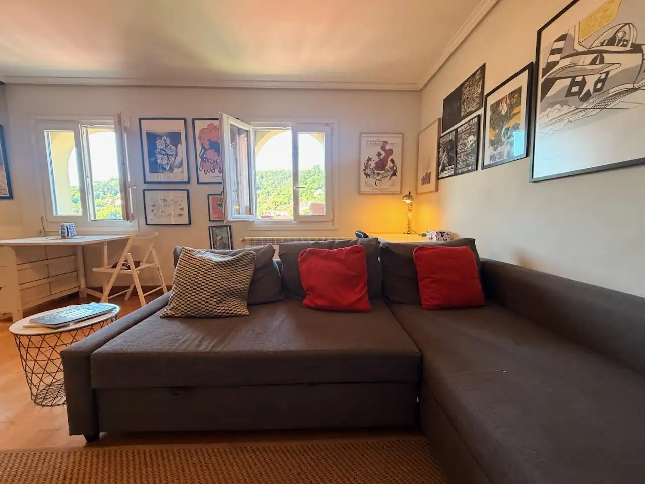 Living room of Flat for sale in Donostia - San Sebastián   with Heating, Private garden and Storage room