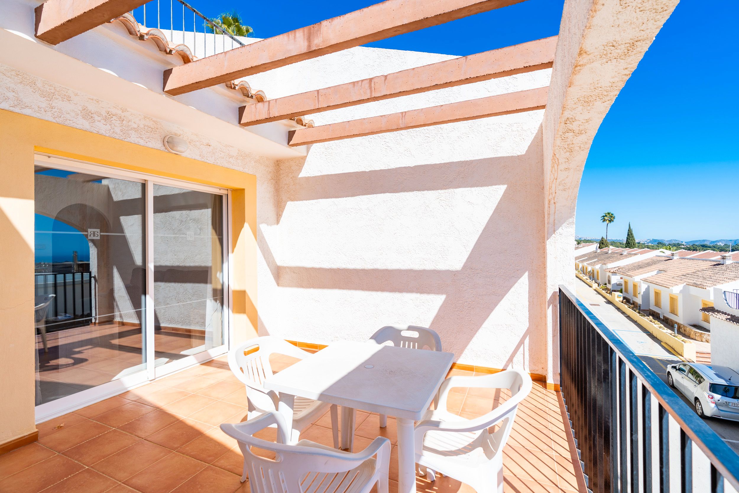 Terrace of Flat for sale in Calpe / Calp  with Terrace and Swimming Pool