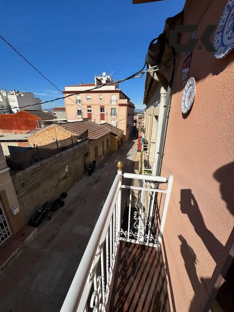 Vista exterior de Casa adosada en venta en Murcia
