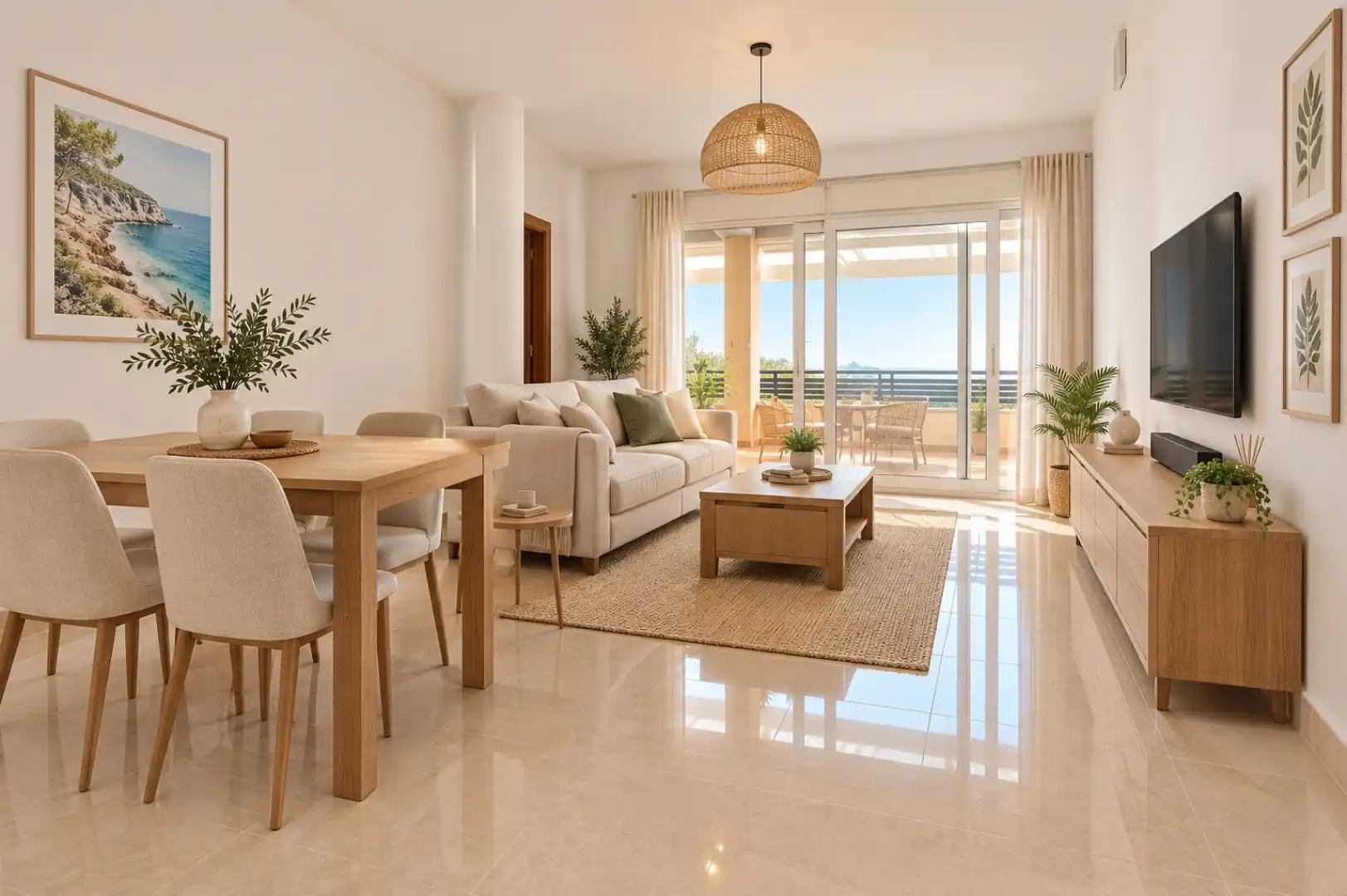 Living room of Attic for sale in S'Eixample - Can Misses