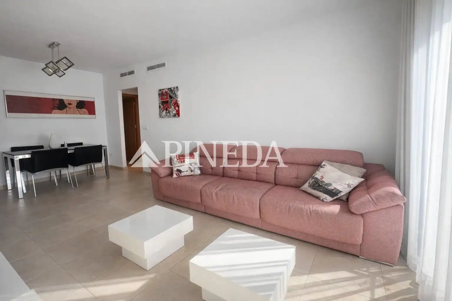 Sala d'estar de Pis en venda en Canet d'En Berenguer amb Aire condicionat i Moblat
