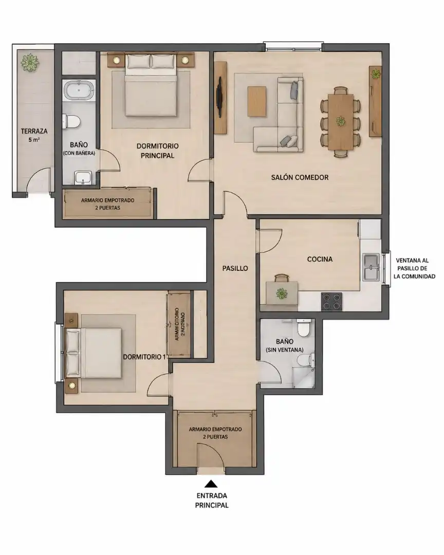 Appartement avec terrasse à vendre à Calle Río Aguas, imagen 11