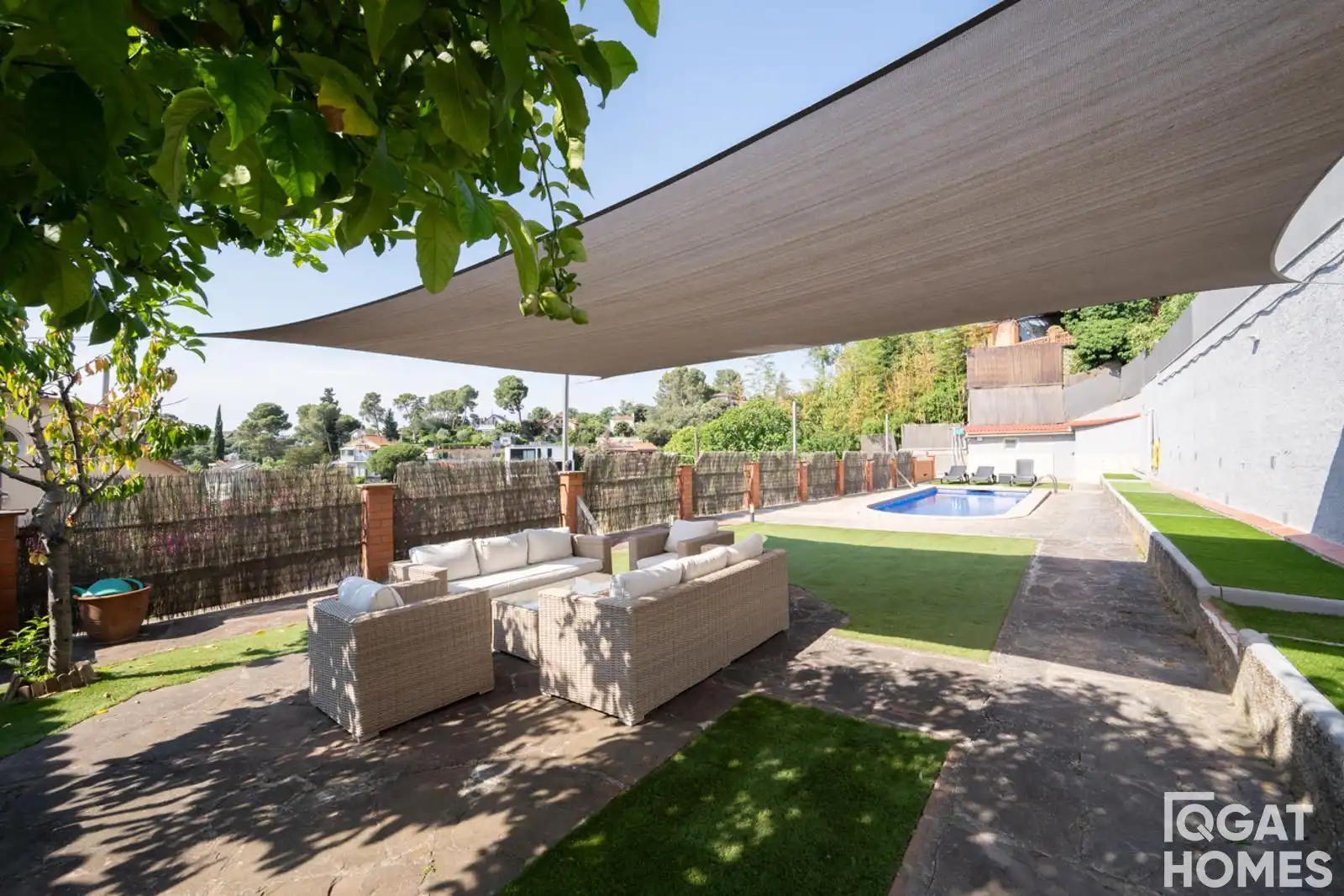 Terraza de Casa o chalet en venta en Sant Cugat del Vallès con Aire acondicionado, Calefacción y Terraza