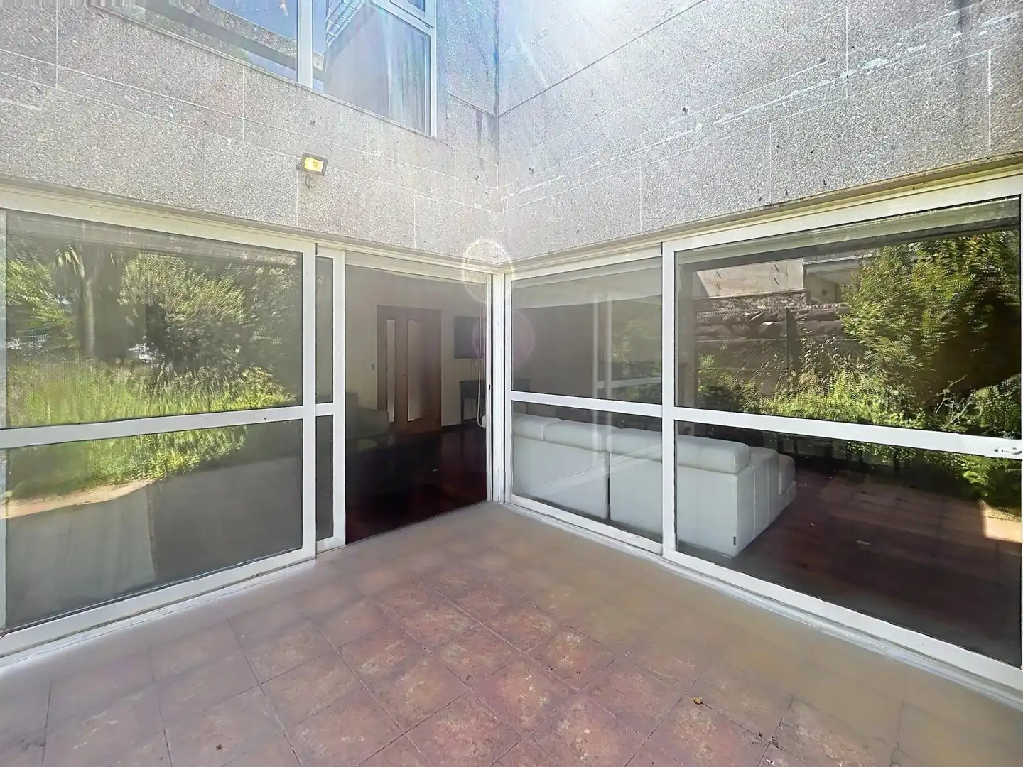 Terraza de Casa adosada en venta en Santiago de Compostela  con Calefacción, Terraza y Piscina comunitaria