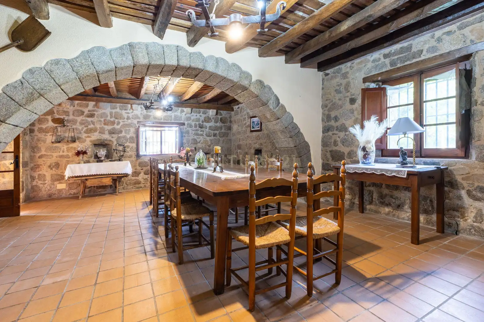 Dining room of Country homes for sale in Llagostera, Girona