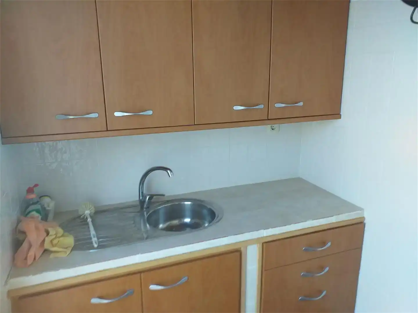 Cocina de Casa adosada en venta en Villavaliente con Parquet, Trastero y Amueblado