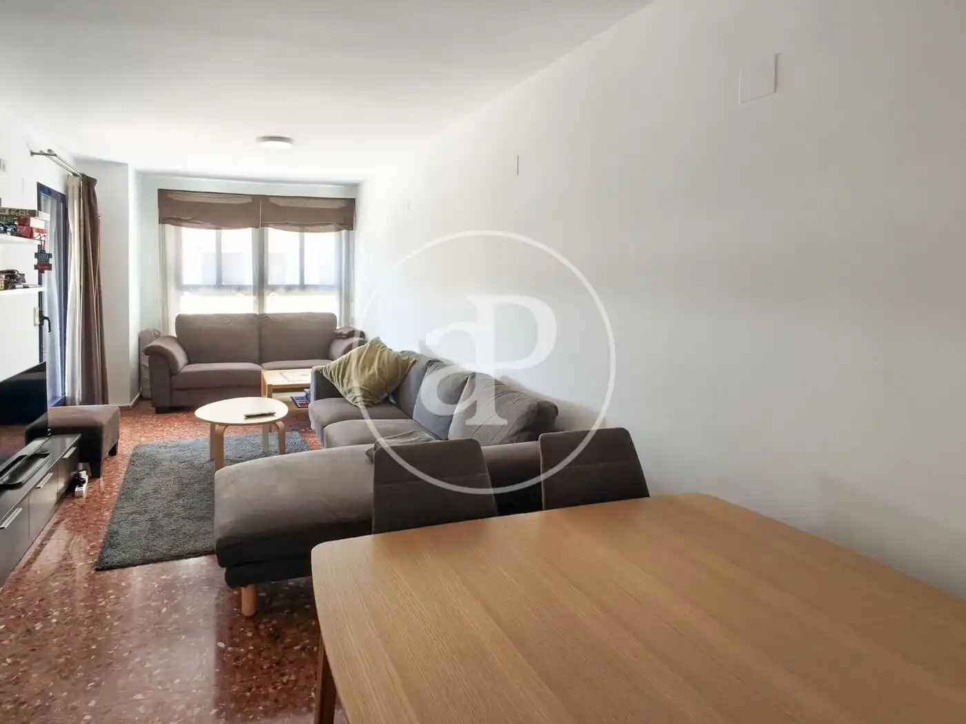 Sala de estar de Piso de alquiler en Valencia con Aire acondicionado, Calefacción y Terraza