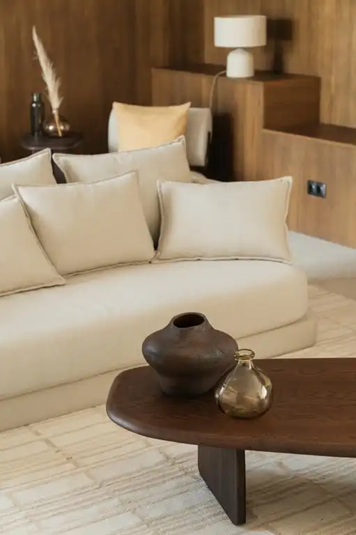 Sala de estar de Casa o chalet en venta en Benitachell / El Poble Nou de Benitatxell con Aire acondicionado, Jardín privado y Terraza
