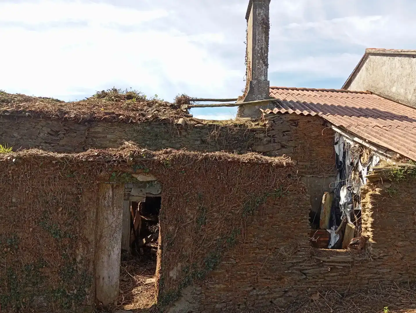Vista exterior de Finca rústica en venda en Arzúa