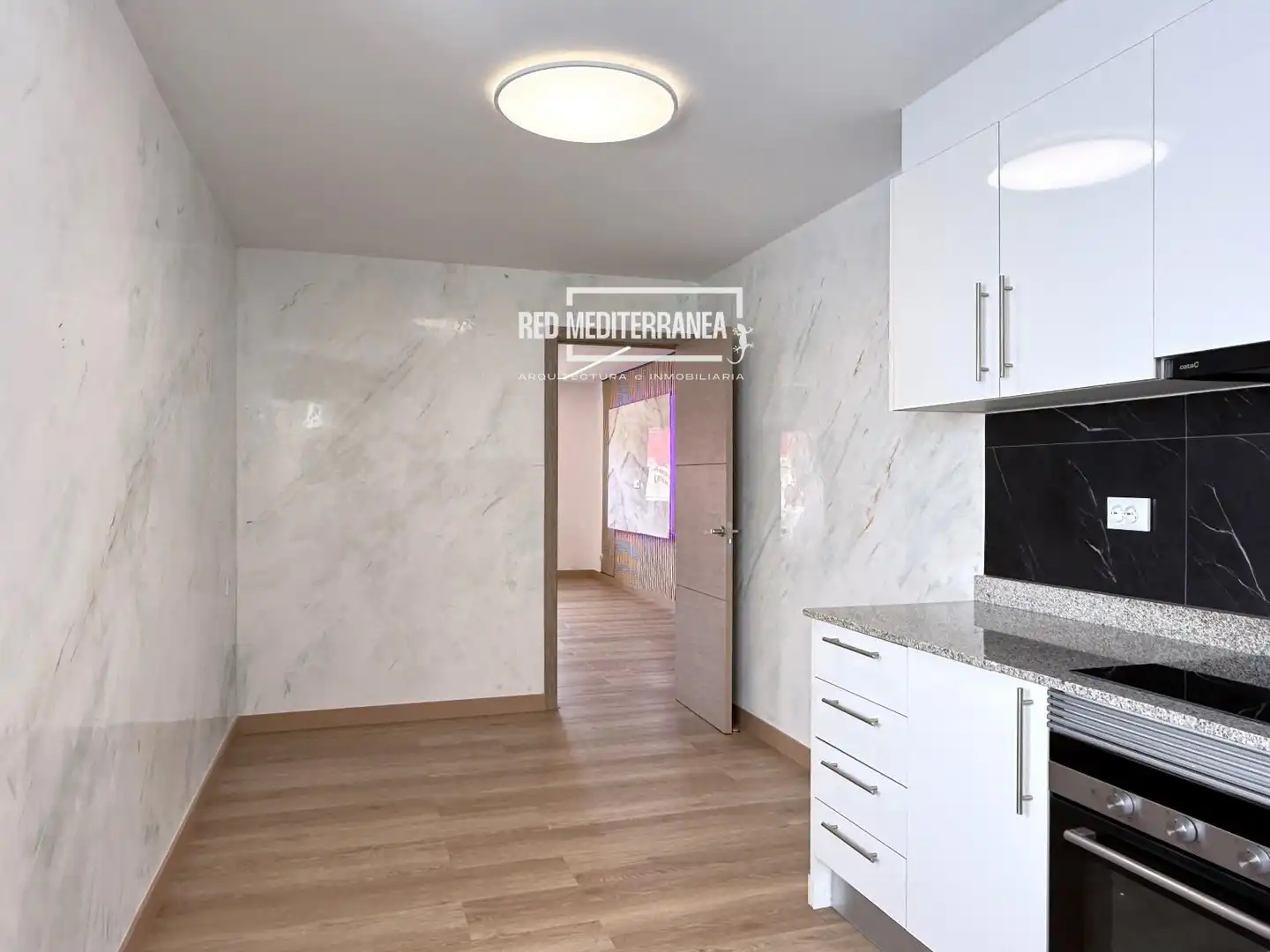 Kitchen of Flat for sale in Gandia  with Air Conditioner, Heating and Terrace