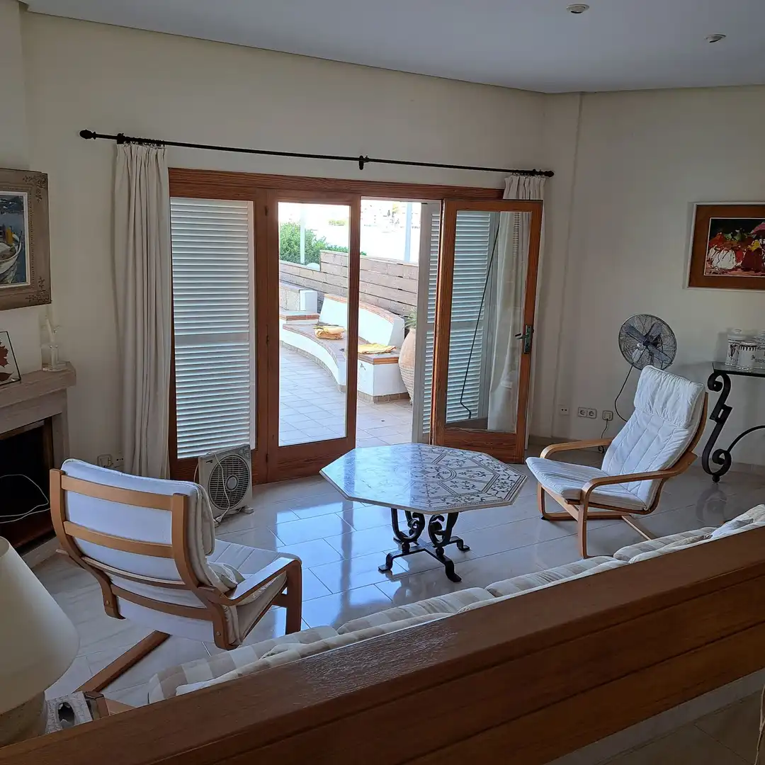 Sala d'estar de Dúplex de lloguer en Calvià amb Terrassa i Balcó