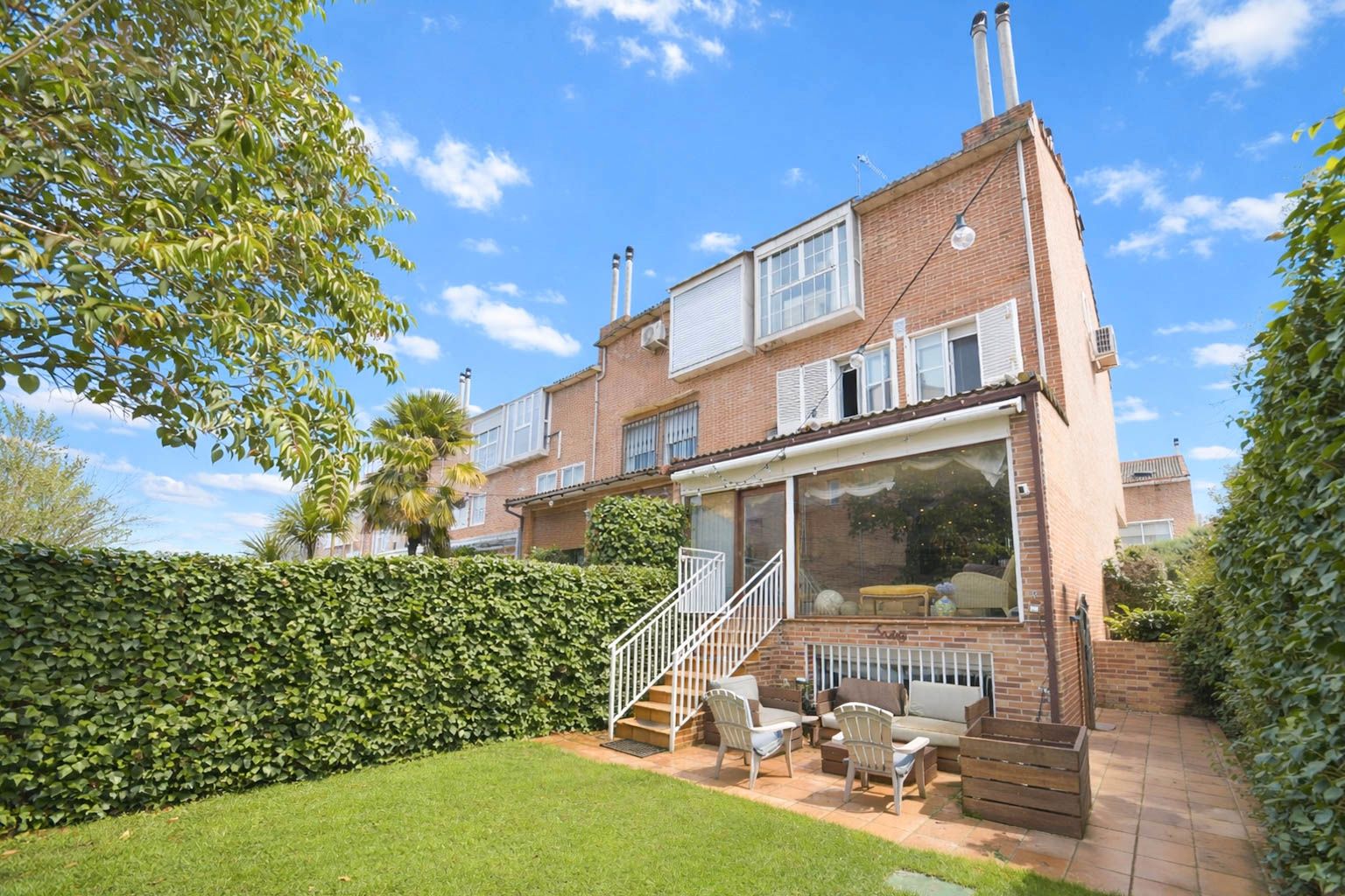 Jardín de Casa o chalet en venta en Las Rozas de Madrid con Aire acondicionado, Calefacción y Jardín privado