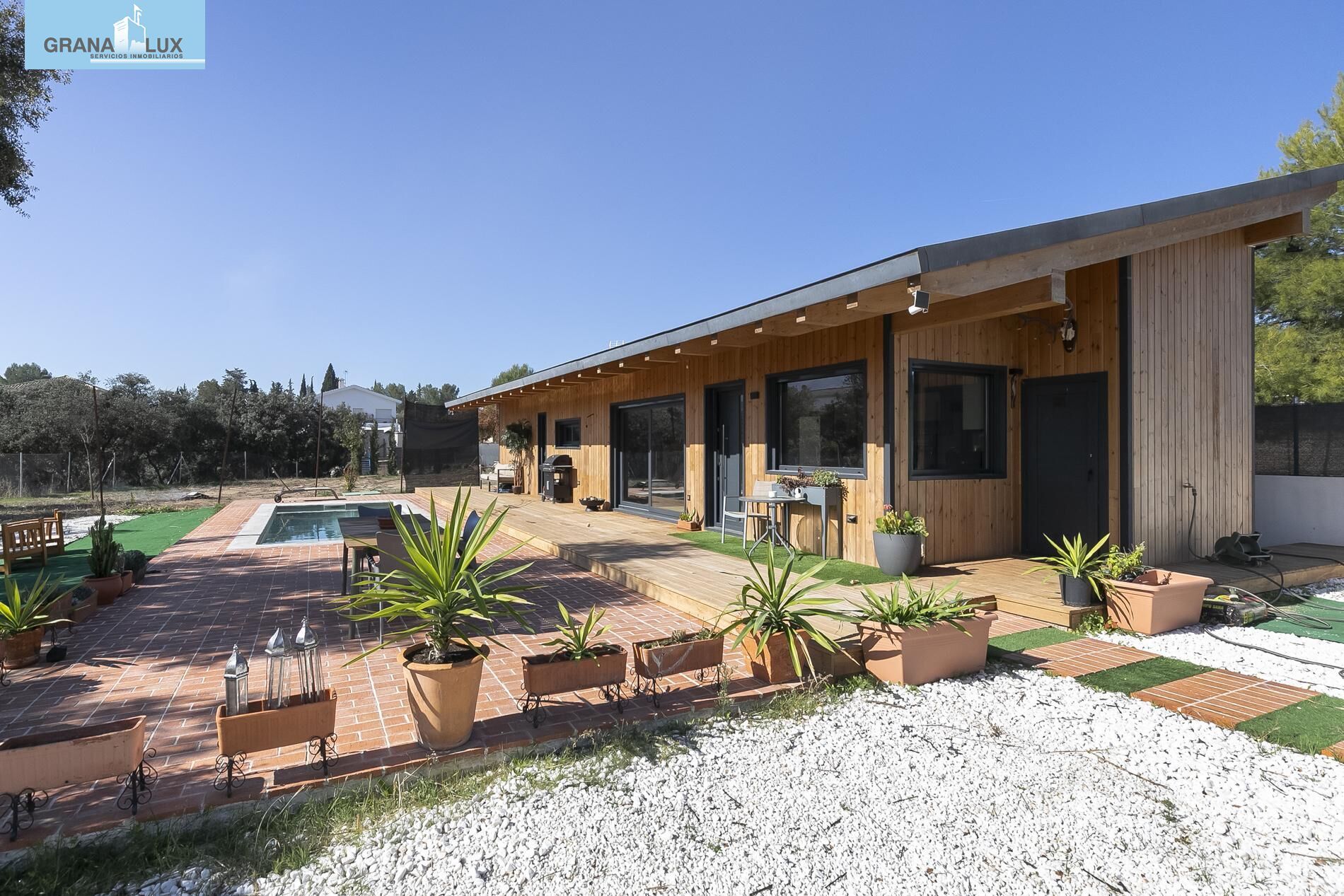 Exterior view of Country house for sale in Maracena  with Heating, Private garden and Terrace