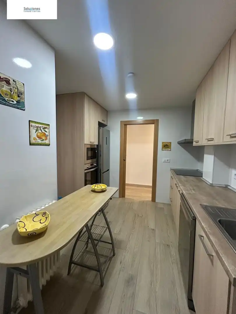 Küche von Wohnung zum Verkauf in  Albacete Capital mit Klimaanlage und Balkon