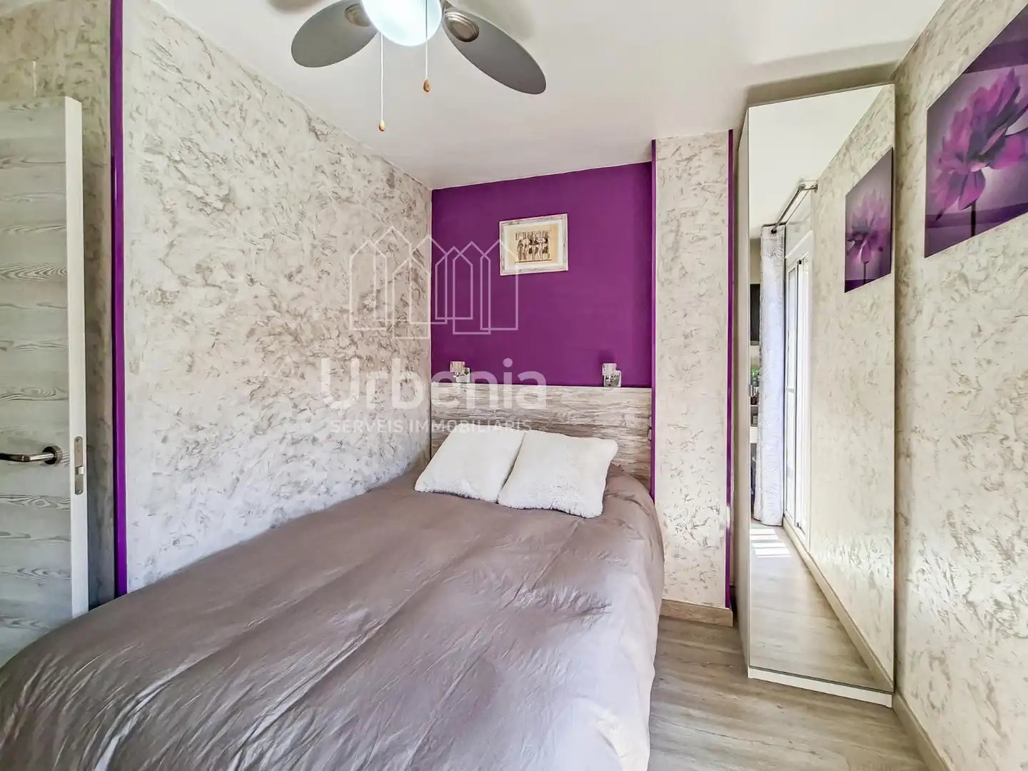 Schlafzimmer von Wohnung zum Verkauf in Mataró mit Klimaanlage, Heizung und Terrasse