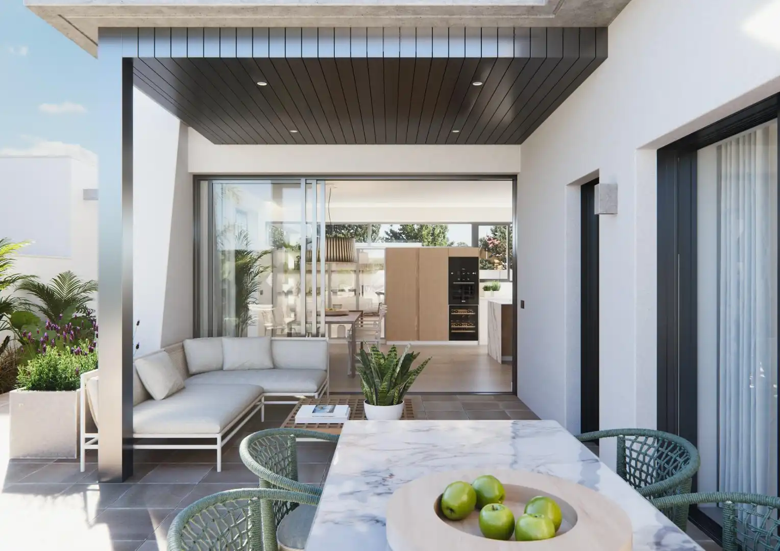 Terraza de Casa o chalet en venta en San Javier con Aire acondicionado, Calefacción y Jardín privado