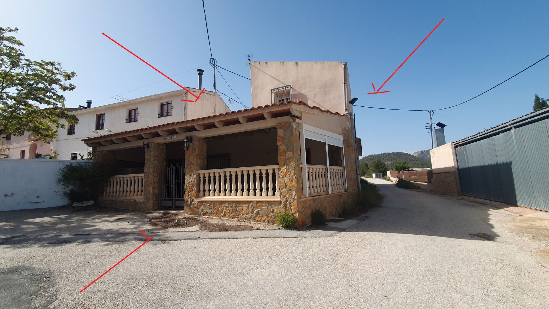 Exterior view of Single-family semi-detached for sale in La Romana  with Terrace