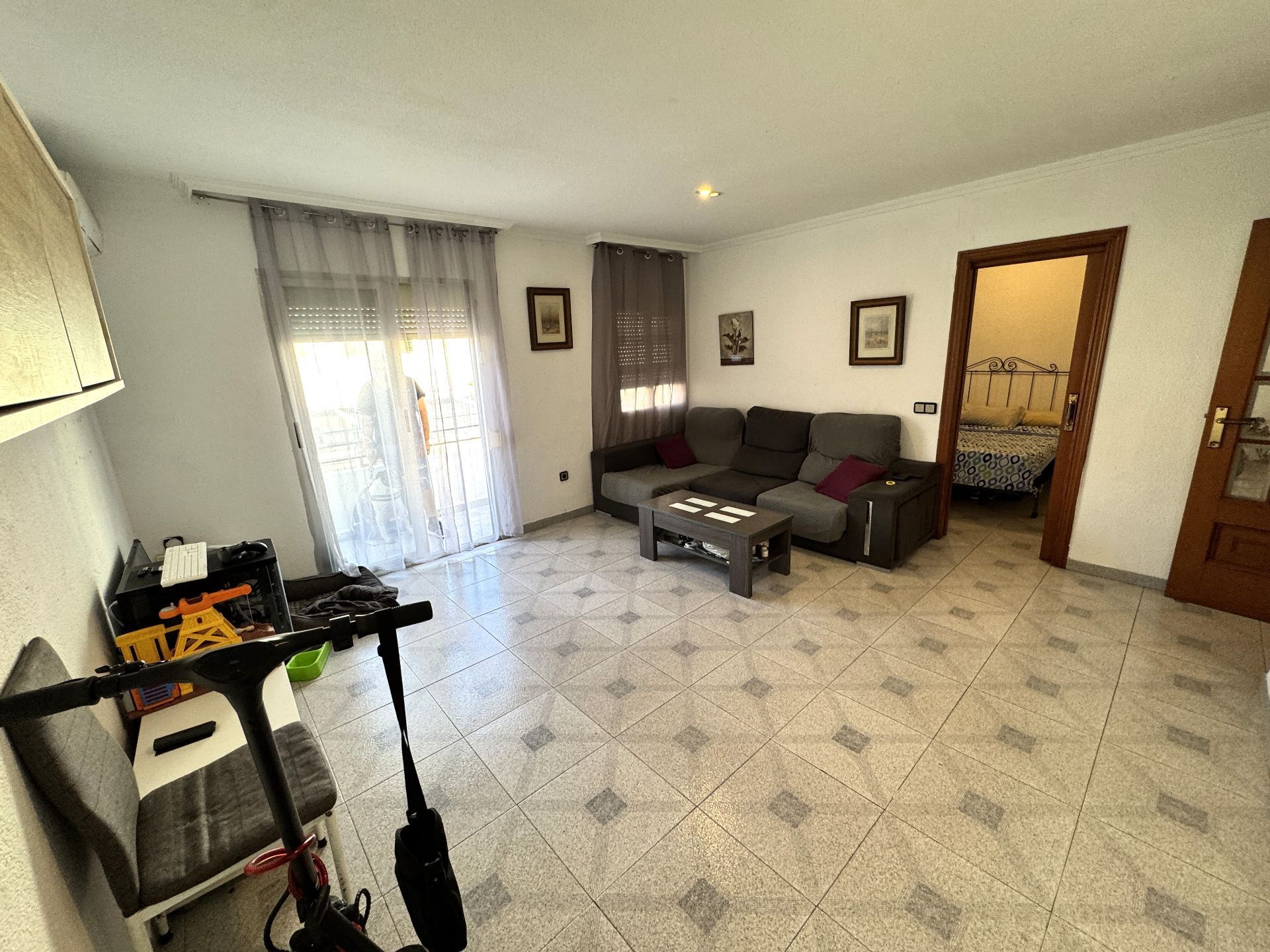 Living room of Apartment for sale in Benidorm  with Air Conditioner, Terrace and Furnished
