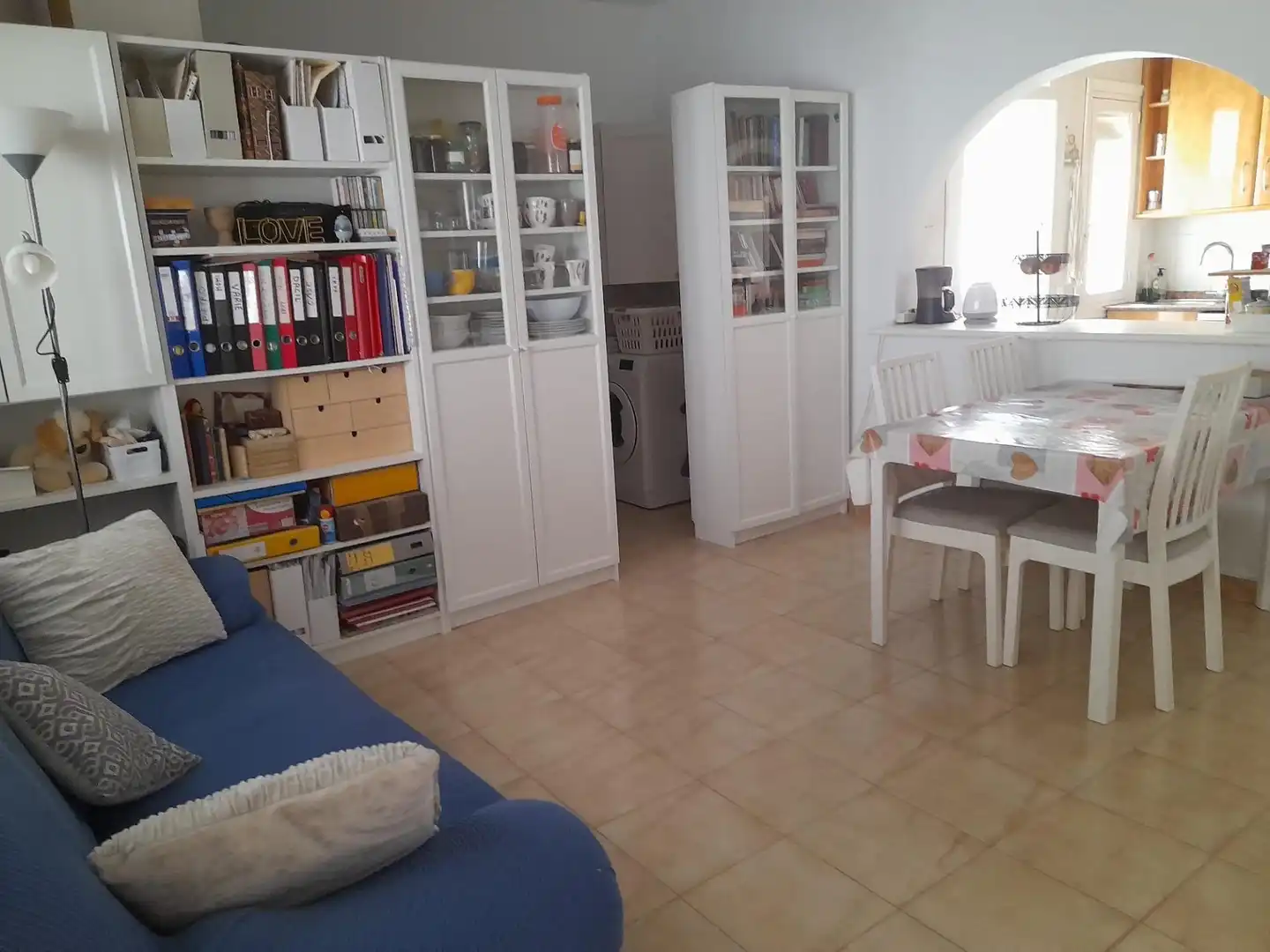 Wohnzimmer von Dachboden zum Verkauf in San Pedro del Pinatar mit Klimaanlage, Privatgarten und Terrasse