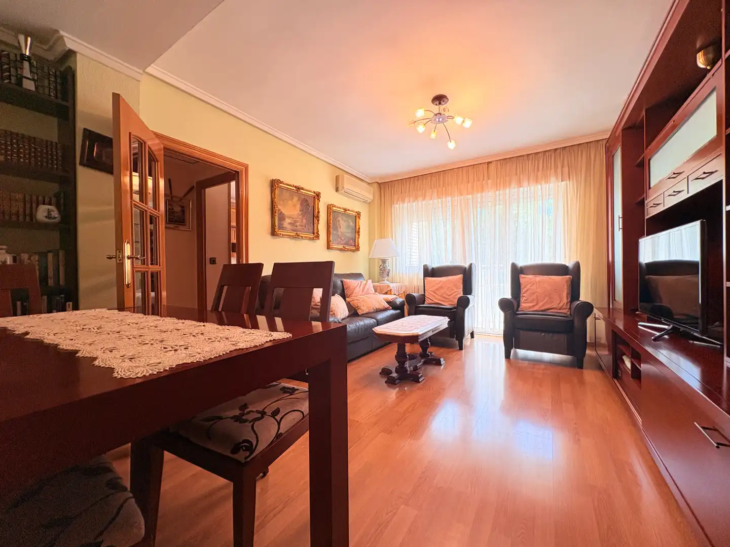 Sala de estar de Piso en venta en Zaragoza con Aire acondicionado, Calefacción y Terraza