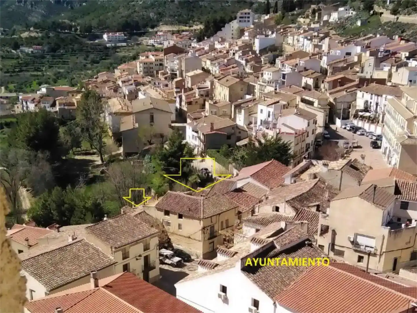 Vista exterior de Casa adosada en venta en Yeste, Albacete