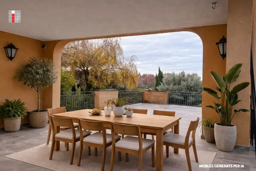 Terrace of Houses for sale in Sant Antoni de Vilamajor  with Air Conditioner, Heating and Private garden