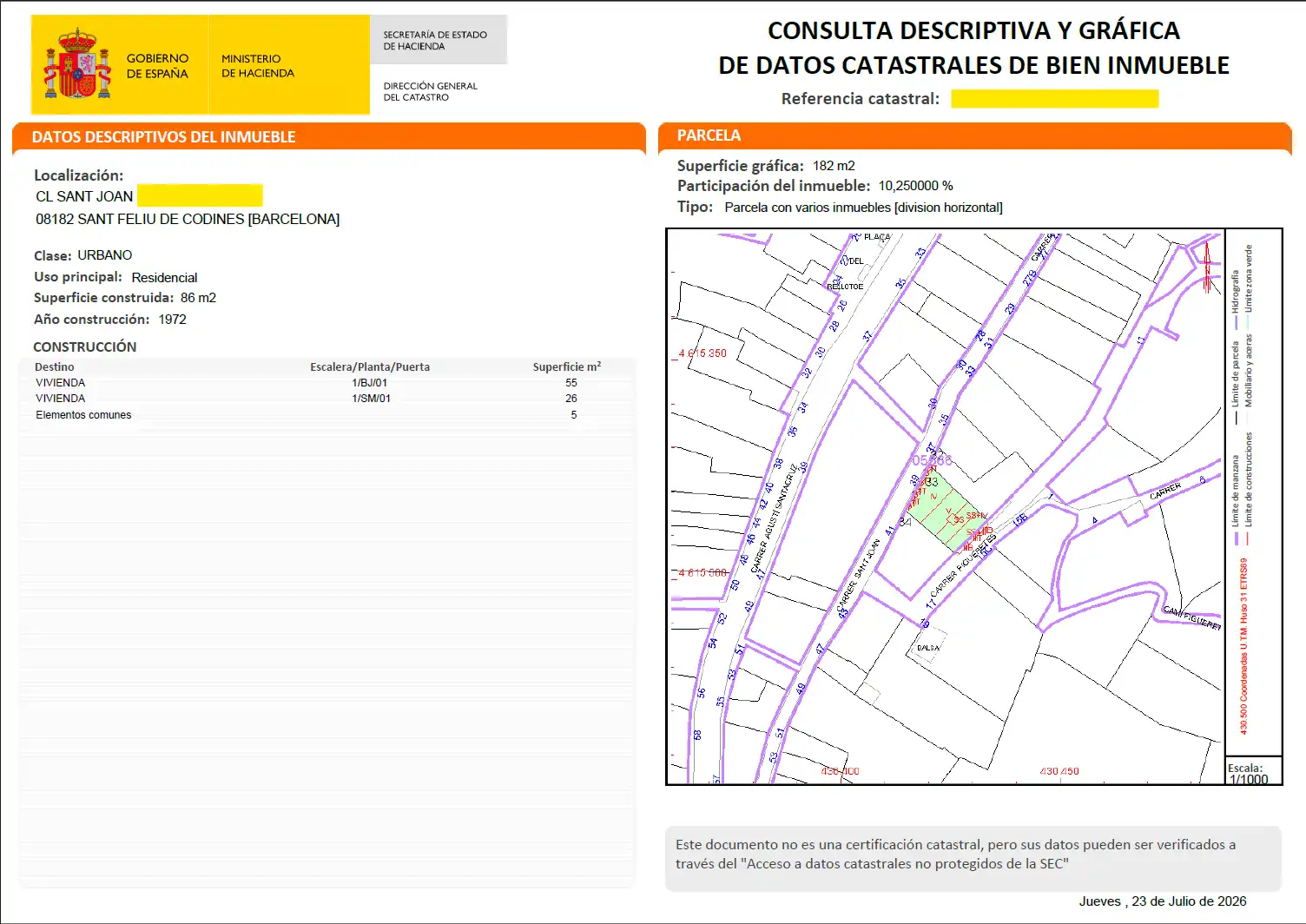 Vista exterior de Dúplex en venda en Sant Feliu de Codines amb Terrassa