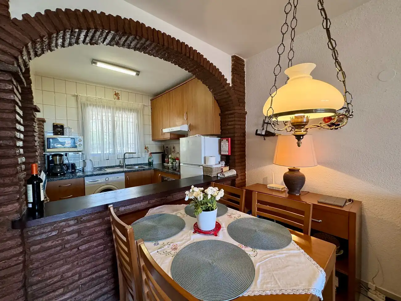 Cocina de Apartamento en venta en Mijas con Aire acondicionado, Terraza y Amueblado