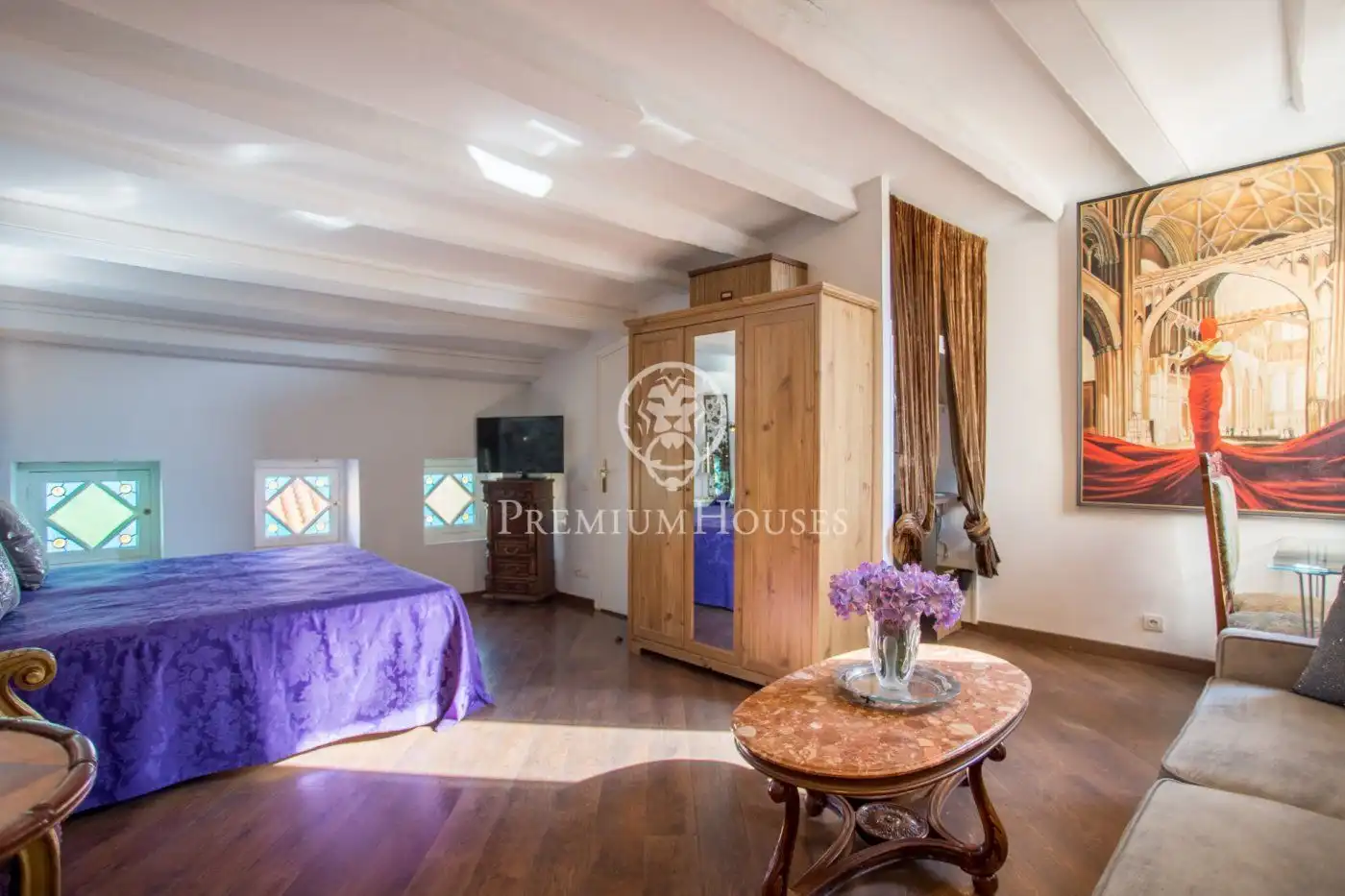Bedroom of Country homes for sale in Canet de Mar  with Air Conditioner, Heating and Private garden