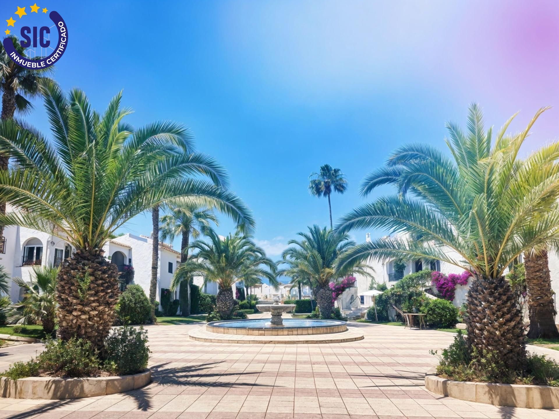 Vista exterior de Apartament en venda en Jávea / Xàbia amb Aire condicionat, Jardí privat i Piscina comunitària