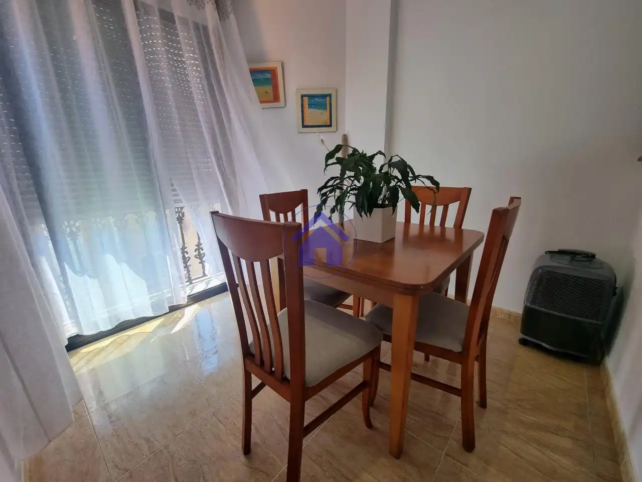 Comedor de Ático de alquiler en Pontevedra Capital  con Calefacción, Amueblado y Balcón