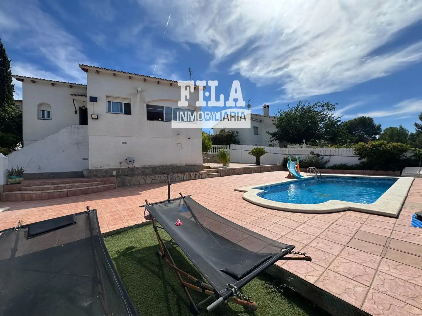 Chalet con piscina en venta en La Pobla de Montornès, imagen 2