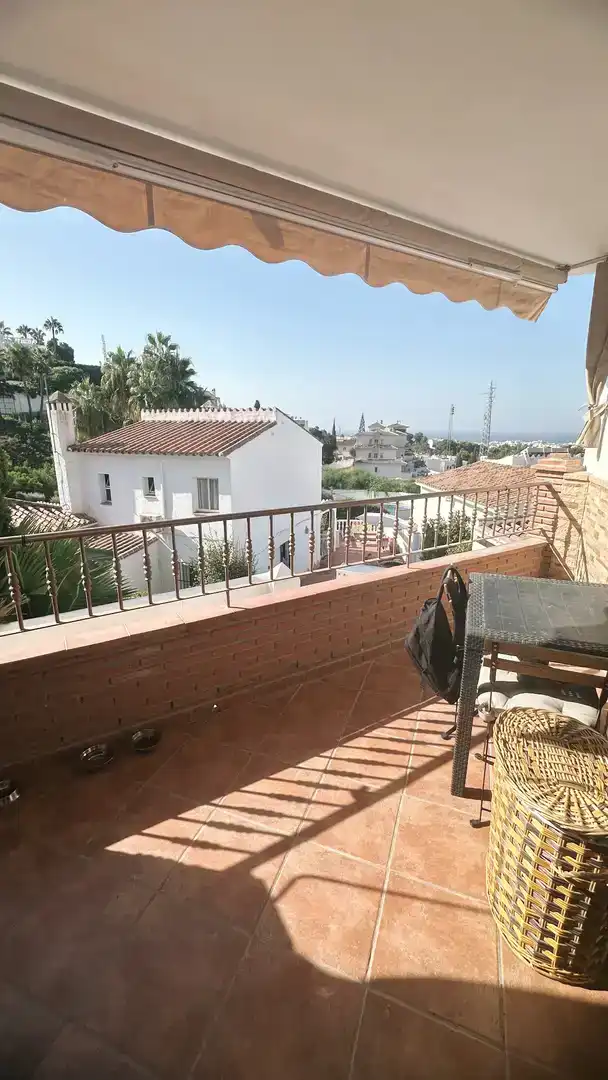 Terraza de Casa adosada en venta en Nerja