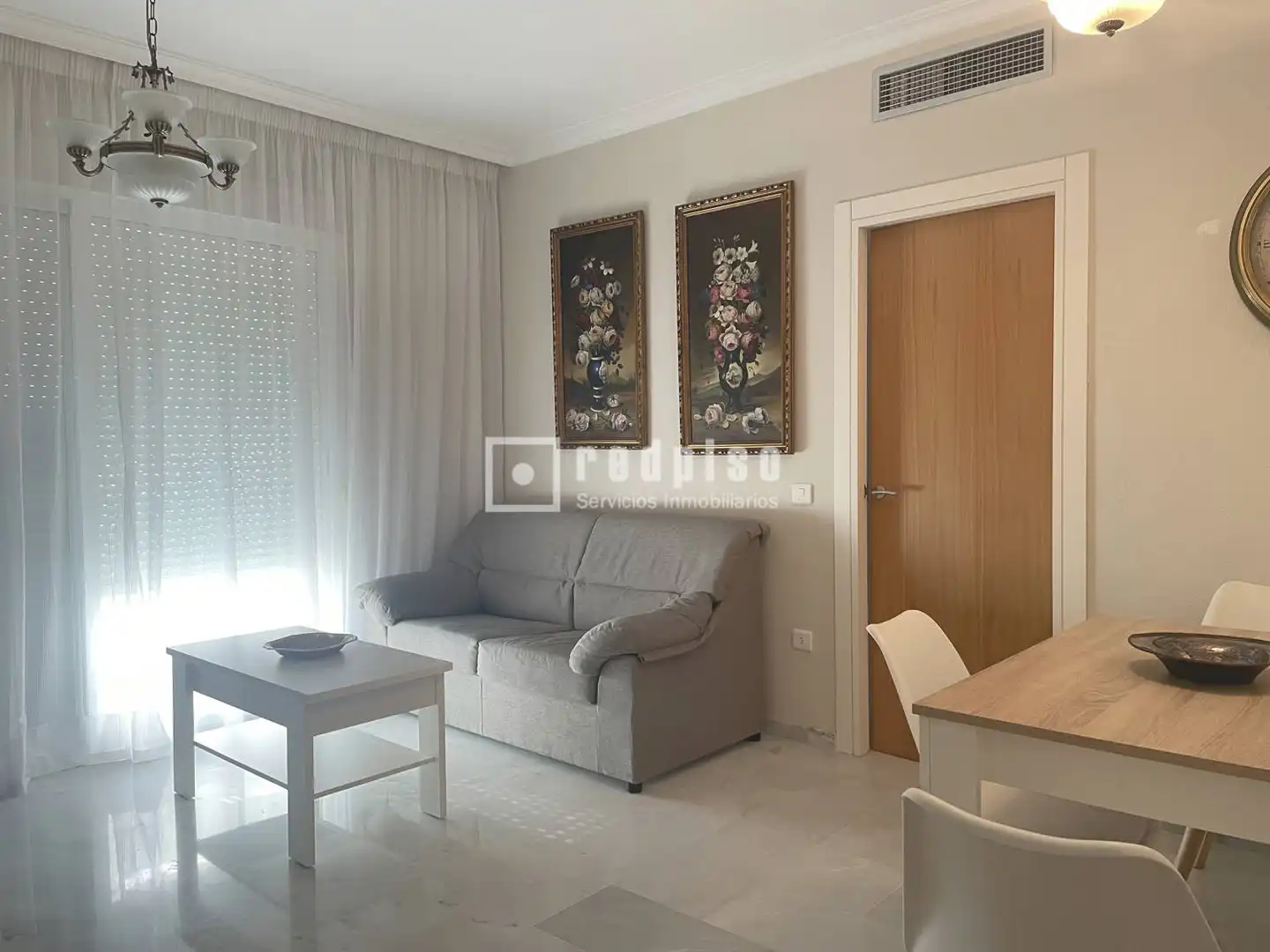 Bedroom of Flat for rent in Sevilla  with Air Conditioner, Terrace and Furnished