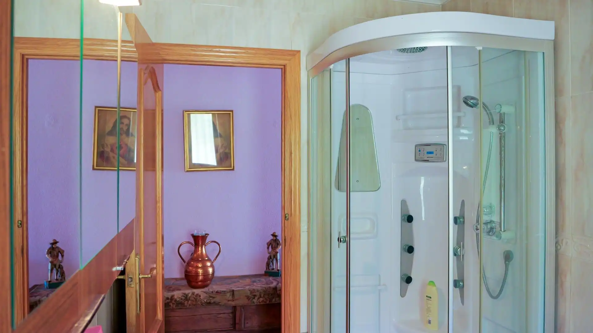 Baño de Finca rústica en venta en Mahamud con Calefacción, Jardín privado y Terraza