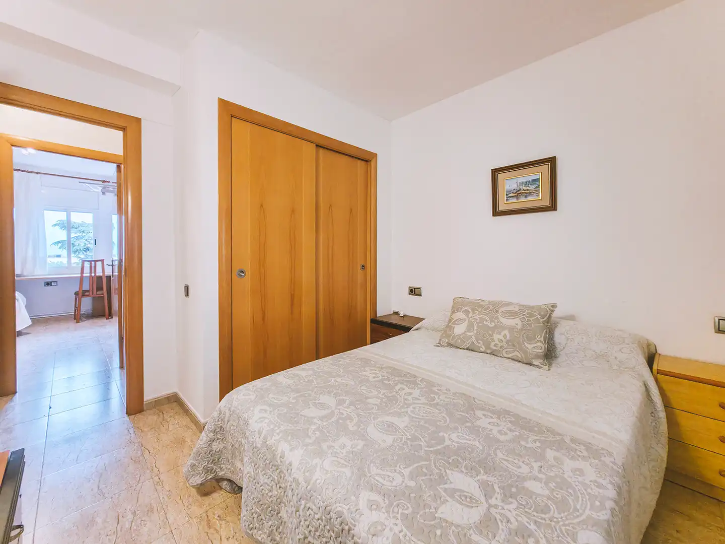 Bedroom of Flat for rent in Sant Pol de Mar  with Heating, Furnished and Oven