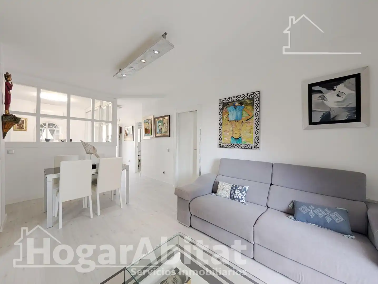 Living room of Flat for sale in Elche / Elx  with Air Conditioner, Heating and Parquet flooring