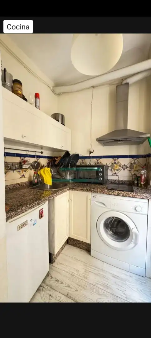 Kitchen of Flat for sale in  Granada Capital  with Air Conditioner and Balcony