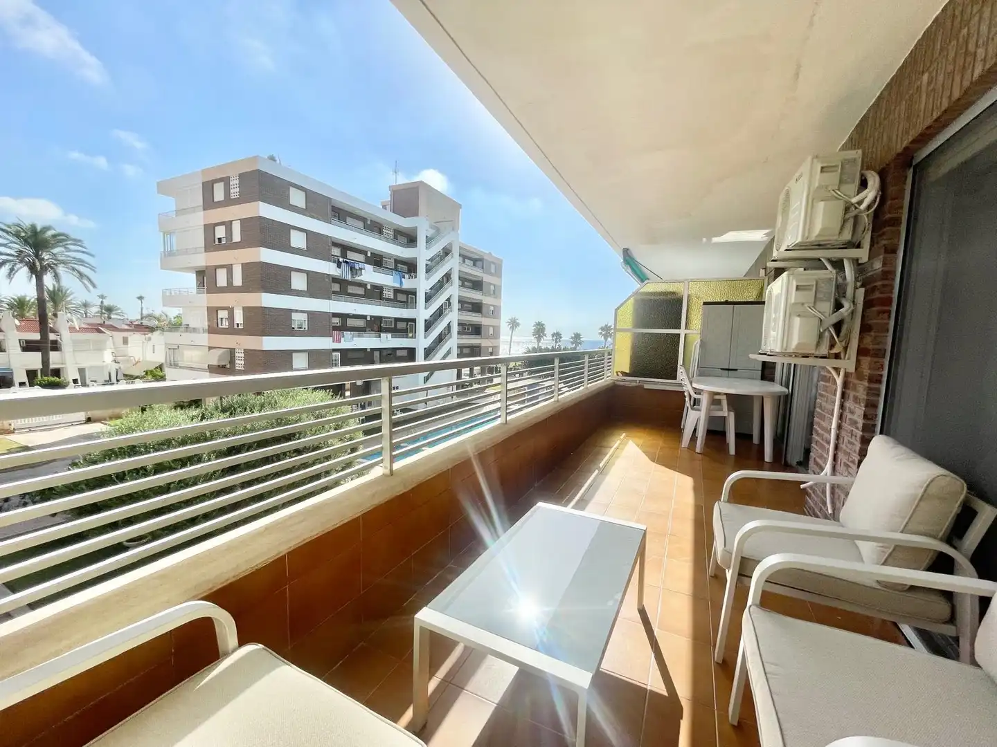 Terrace of Apartments for rent in Torrevieja  with Air Conditioner, Heating and Terrace
