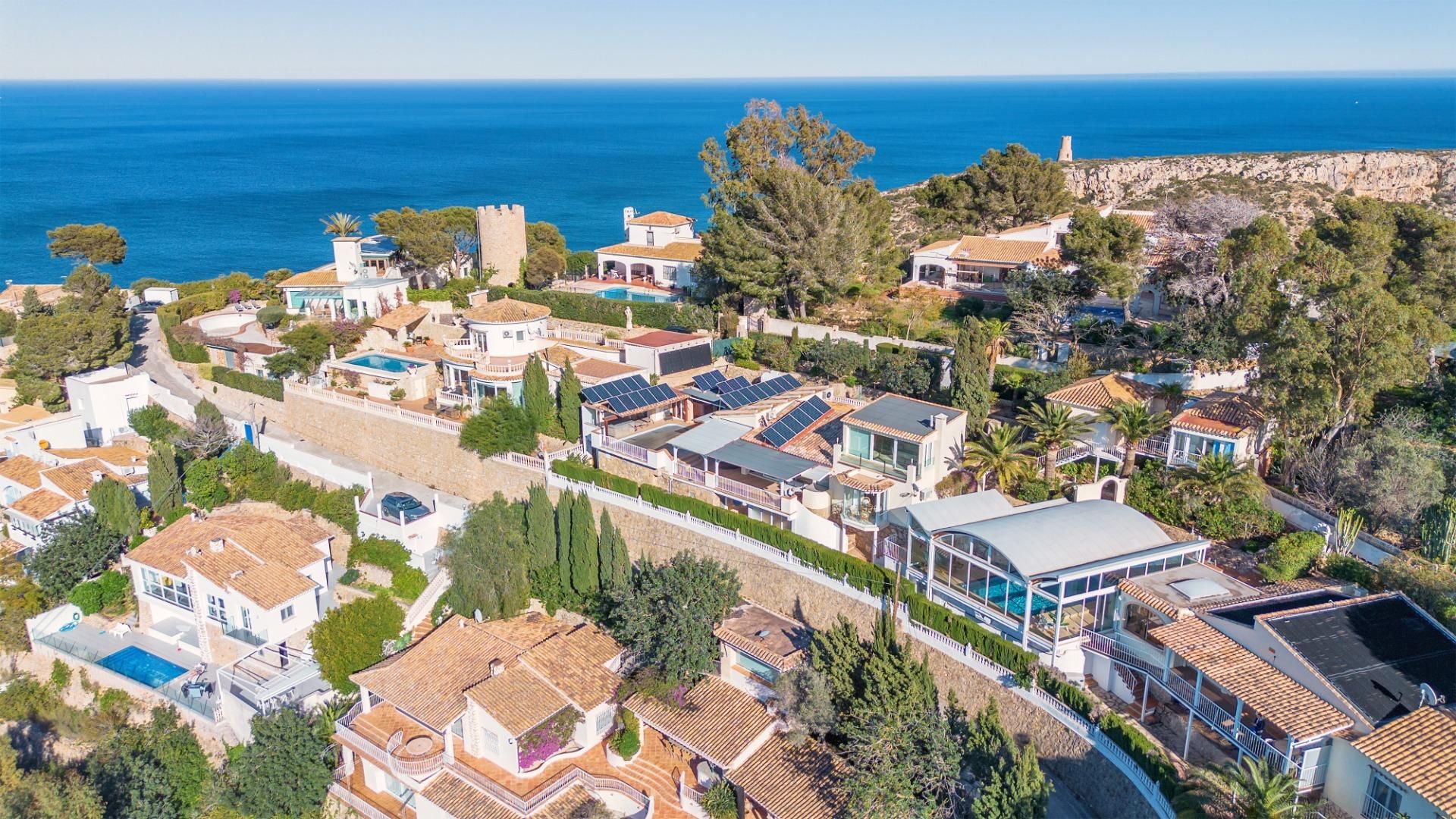 Vista exterior de Casa o chalet en venta en Dénia con Aire acondicionado, Calefacción y Jardín privado